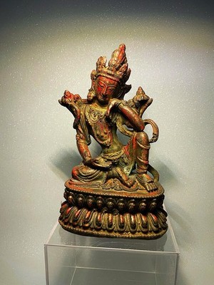 Antiker Bronze Tara Buddha