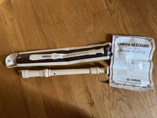 YAMAHA SOPRANO RECORDER BAROQUE With BAG and OWNER s MANUAL