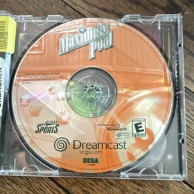 Sierra Sports Maximum Pool Sega Dreamcast VMU Compatible Online Multi-Player