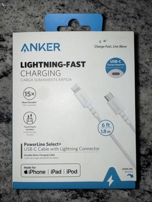 Anker USBC With Lightning Connector Charging Cable MFi-Certified