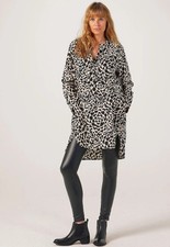 Masai Copenhagen Grayce Printed Long Sleeve Tunic - Small - New