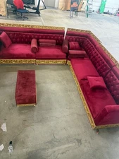Turkish Sofas Set Living Room Furniture (BRAND NEW) red,blue,green, and charcoal