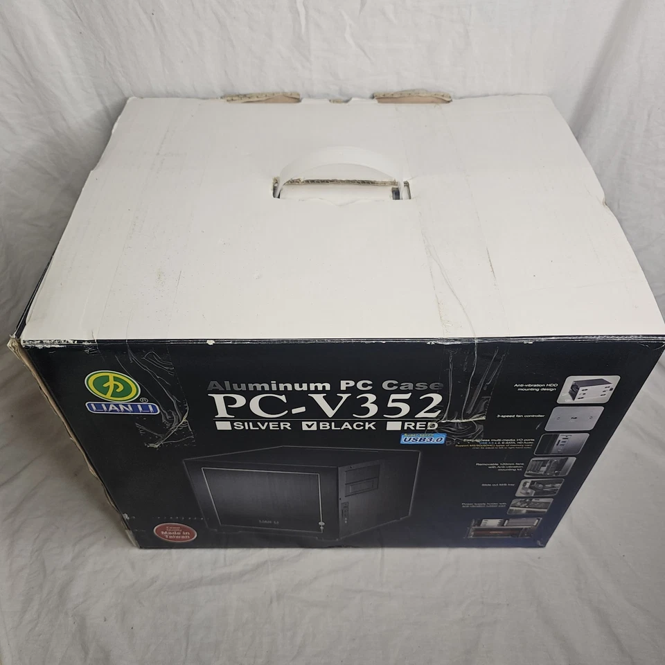 LIAN LI PC-V352 Black ALUMINUM PC ATX Multimedia Case  - Image 2 of 4