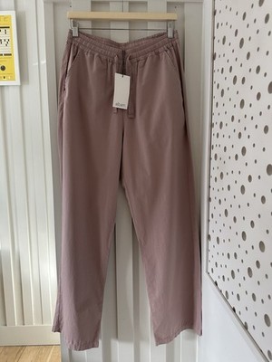 Albam Poplin Drawstring Trousers Men s Cotton Washed Pink Size 32 £115 NEW