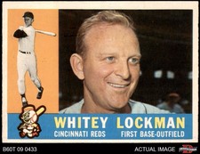 1960 Topps #535 Whitey Lockman Reds 6 - EX/MT