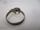 VINTAGE NAVAJO INDIAN GREAT BEAR HEARTLINE ARROW BAND RING STERLING — photo 4