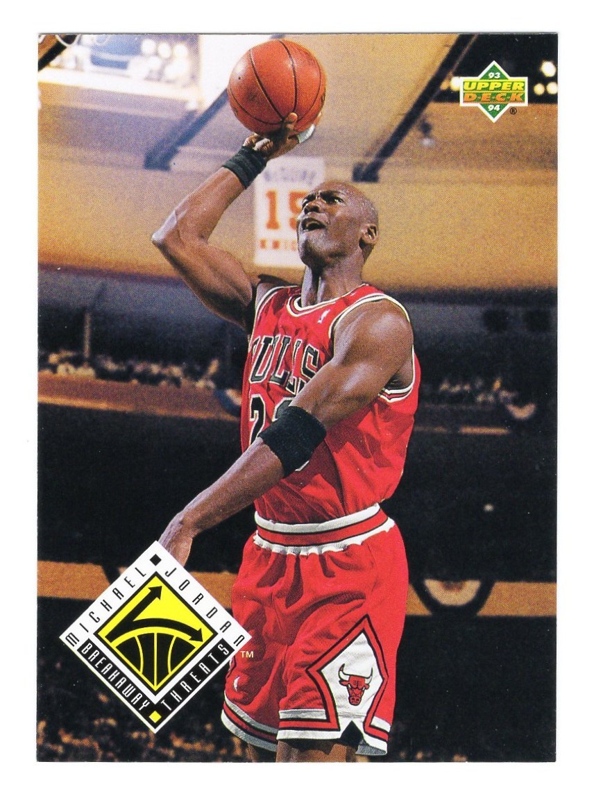 Michael Jordan 1993-94 Upper Deck Breakaway Threats #438