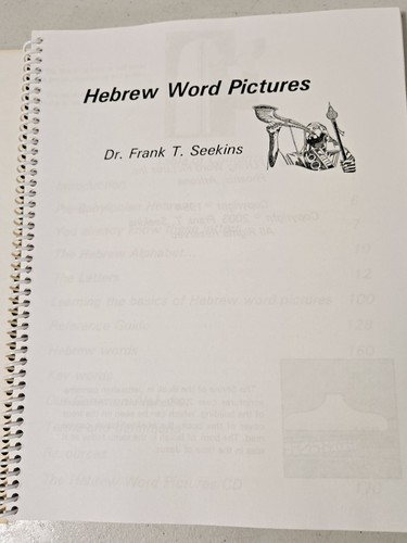 Hebrew Word Pictures, Dr. Frank T. Seekins (Inscribed by Author) with CD, 2003 - Picture 3 of 8