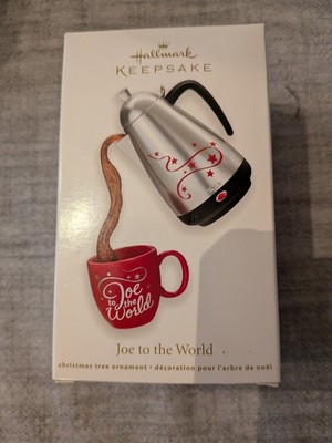 Hallmark Keepsake Ornament  Joe To The World  2011 Coffee Pot &Cup Mug Christmas