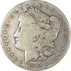 1904 S Morgan Dollar VG Very Good Silver $1 Coin SKU:I22509