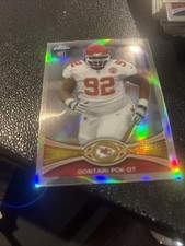 2012 Topps Chrome Football DONTARI POE #94 RC Silver Refractor Parallel CHIEFS