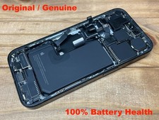 iPhone 15 Pro - Back Housing Frame Replacement w/ Small Parts - OEM - Black