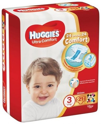 HUGGIES ULTRAKOMFORT 4-9 KG MIS 3