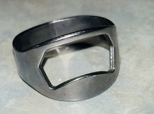 Men  s Stainless Steel Polished Beer Bottle Opener Ring