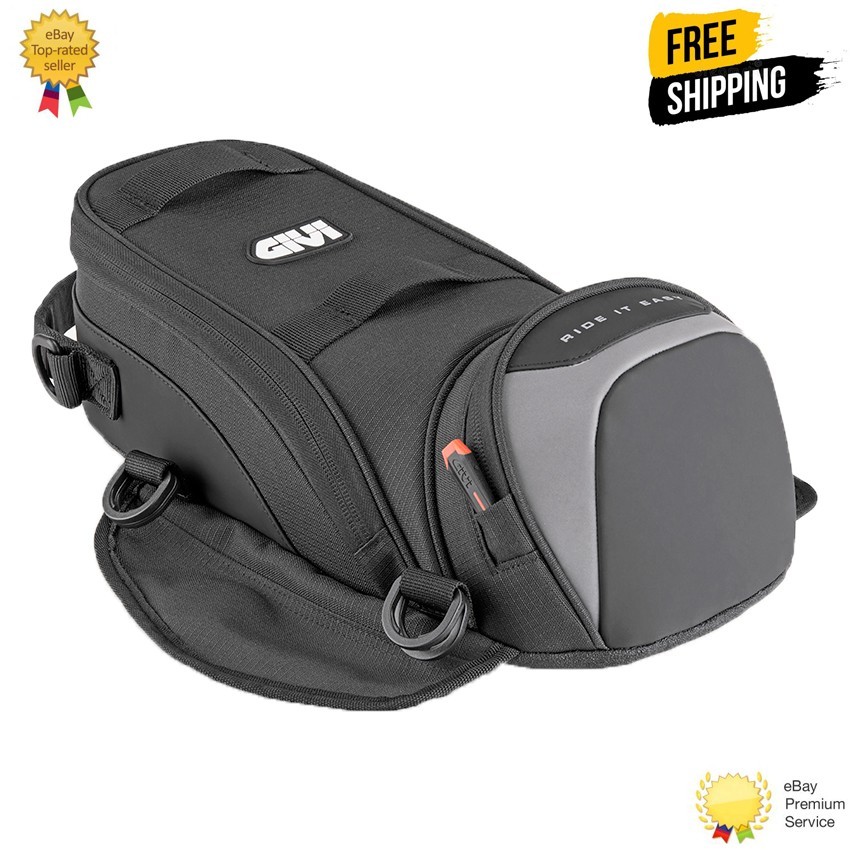 Givi Easy-T Magnetic Motorcycle Tank Bag - 6L - Also strap fitted option EASY02