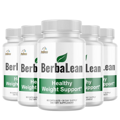 BerbaLean-  Keto & Weight Support- 5 Bottles- 300 Capsules