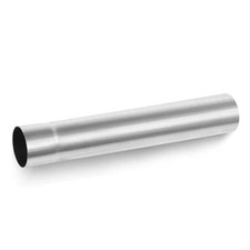 Straight Exhaust Pipe 2.5" OD, Stainless Steel 18" Long Mandrel Exhaust Tube