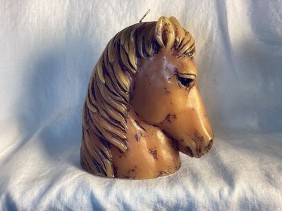 Horse Head Shape Figure Wax Candle 5 