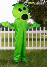 Plants Vs Zombies Peashooter Costume for Kids SIZE XL with defect 