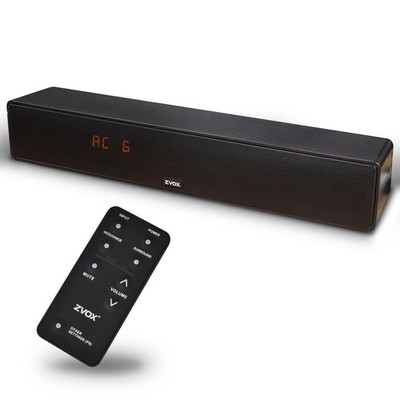 ZVOX AccuVoice AV157 Dialogue Clarifying Soundbar- 12 Levels of Voice Black