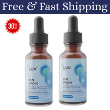 LUV Zen Drops Stress Support with Magnesium Glycinate and Lemon