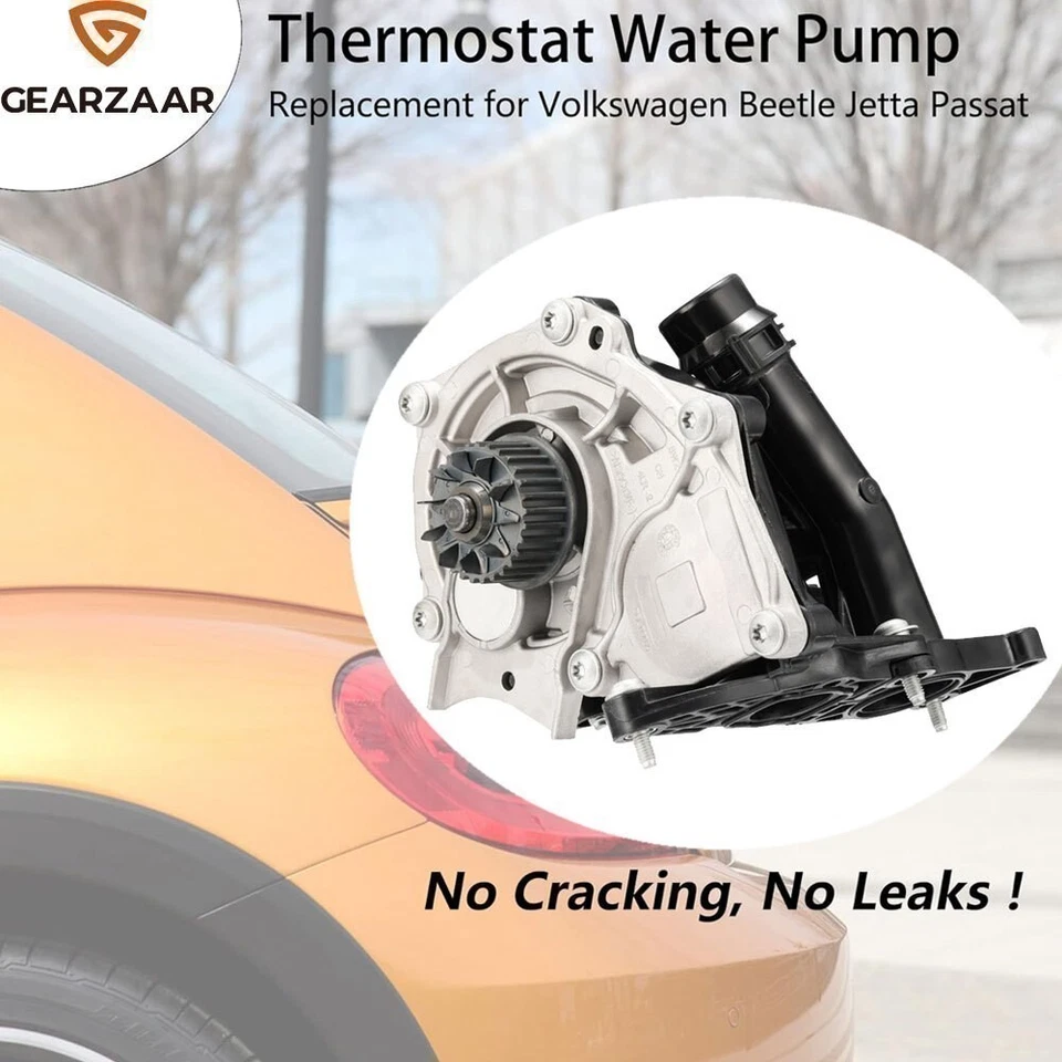 06K121111P 06K121011B Water Pump For VW Volkswagen Jetta Beetle Passat 2013-2019 - Image 4 of 4