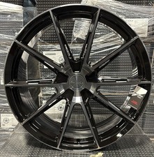 4x20" MAZDA CX-60 2022-2026 RIVIERA RF6 FLOW FORMED DUAL GLOSS BLACK 9J ALLOYS
