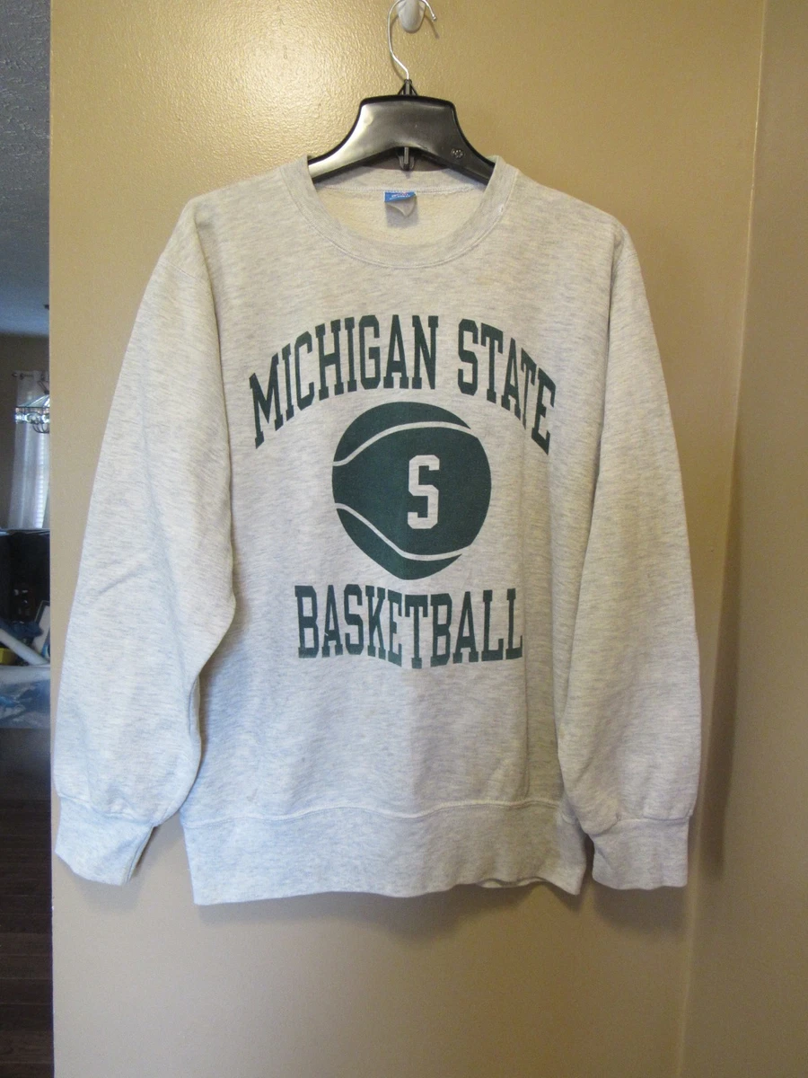 70s バータグ Champion Michigan State 88 XL Vintage 70s Champion Blue Bar Michigan State T-Shirt Large fits M