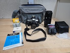Vintage Minolta Maxxum 5 35mm SLR Camera with 35-70mm 70-210mm Lenses Bag Film