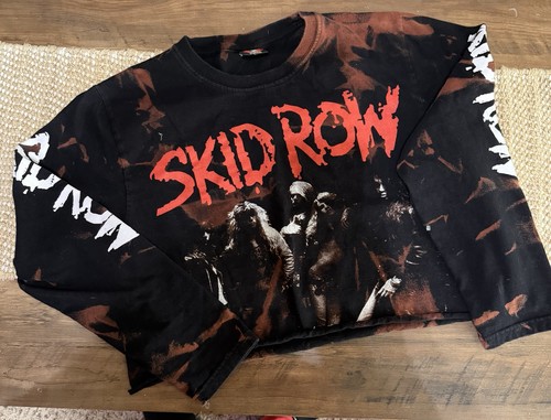 Skid Row band crop top Tee