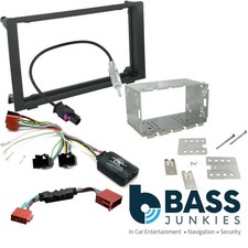 Saab 9-3 2003-2014 Car Stereo Amp Retention Fascia & Steering Wheel Kit CTKSA08