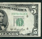 $5 1950 Federal Reserve Note ** DAILY CURRENCY AUCTIONS — photo 1