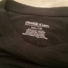 Coca-Cola brand T-shirt with Coca-Cola patches variety size XXL19