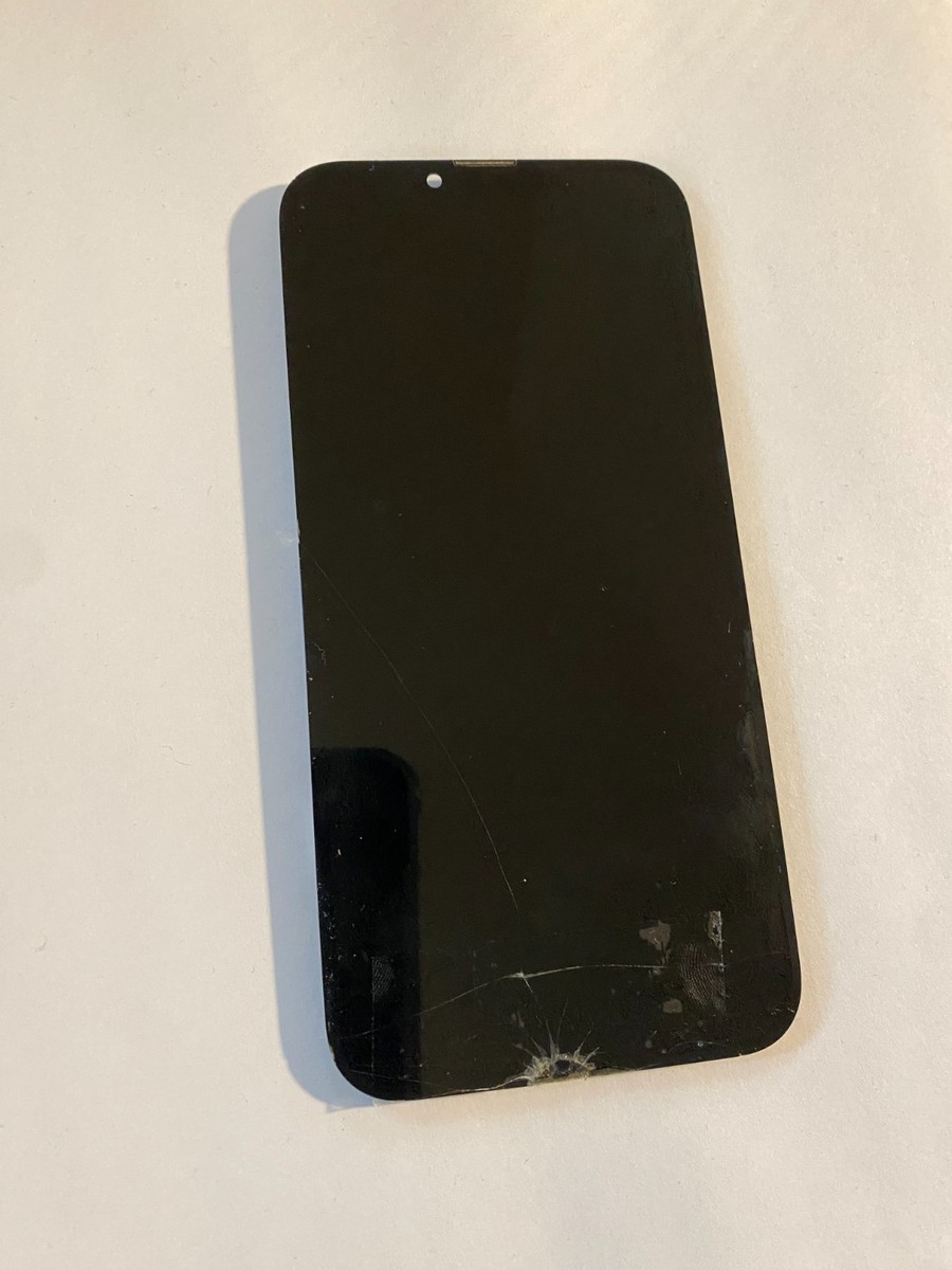 Apple iPhone 13 pro max cracked oem screen parts READ bad OLED | eBay