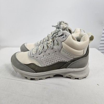 Merrell ''SPEED SOLO MID WATERPROOF'' Women's size 8 Hiking Boots Shoes Vibram 