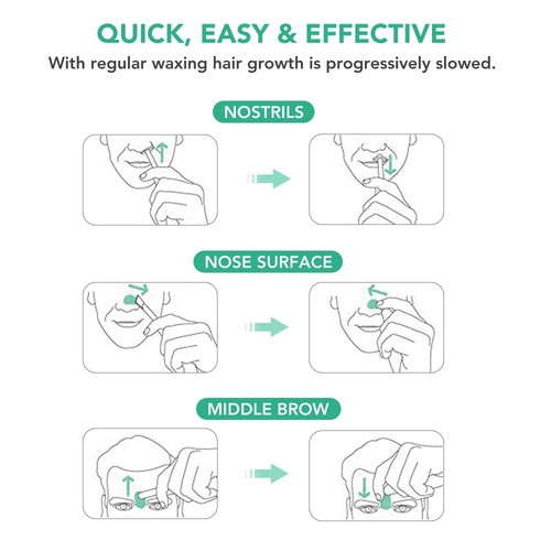Nose Ear Hair Removal Wax Bead Kit Nasal Effective Painless For Hair Removal Wax - Picture 2 of 10