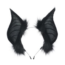 Furry Cats Ears Headbands Fauxs Furs Bat Ears Headbands Animal Furry Ears