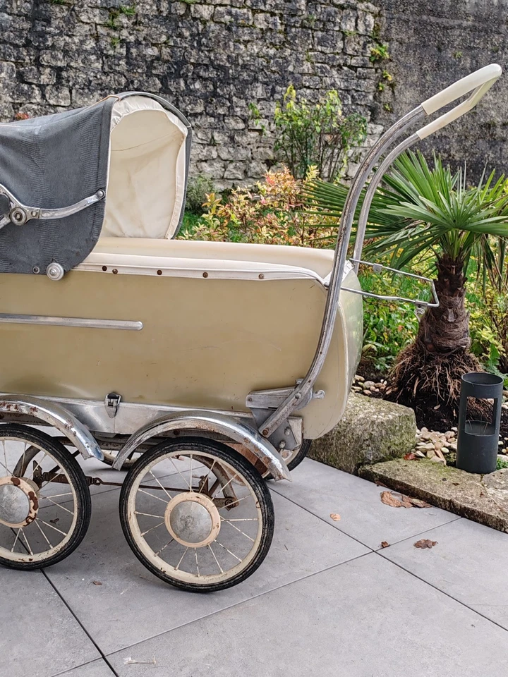 Landau ancien année 40-50 à restaurer LYS - Photo 3/4