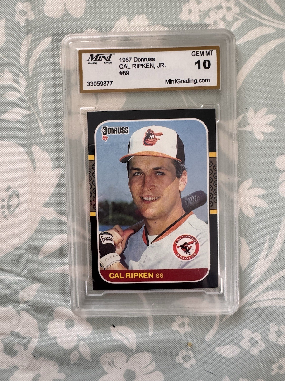 1987 DONRUSS #89 CAL RIPKEN JR. ORIOLES HOF PSA 10 Gem Mint