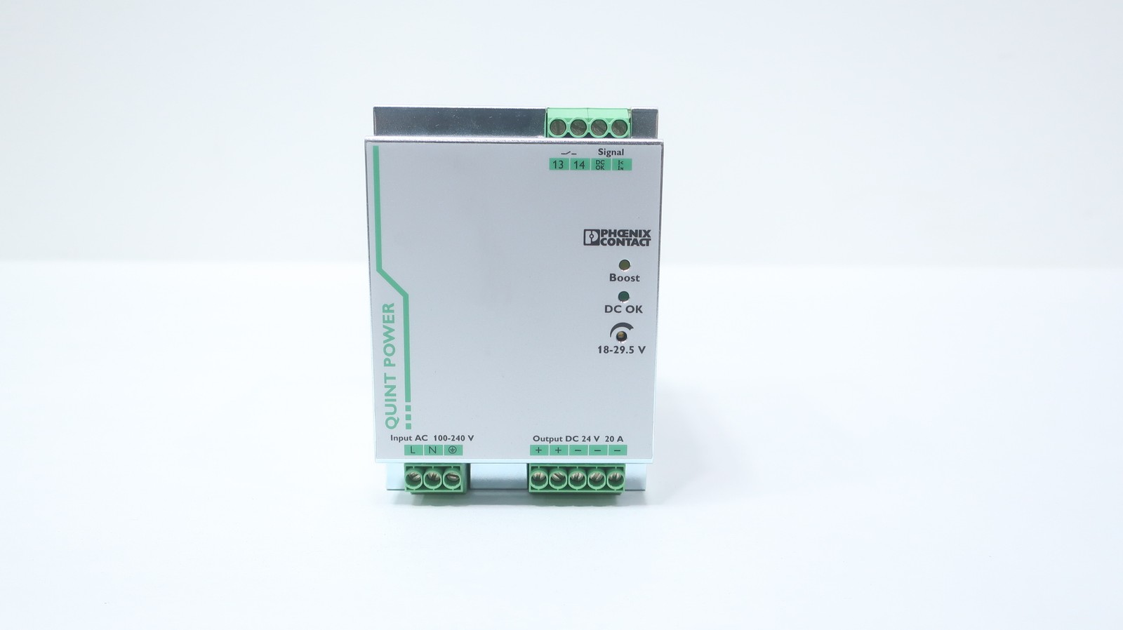 Phoenix Contact QUINT-PS/1AC/24DC/20 Power Supply 100-240v-ac 20a Amp 24v-dc