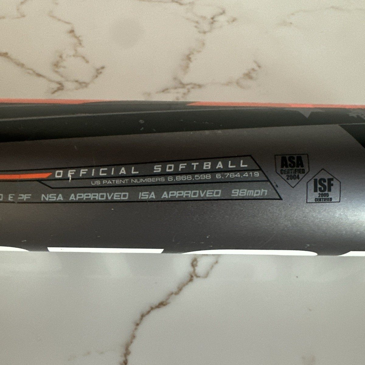 Batte De Softball Composite Easton Salvo SRV5 - 34" 27 Oz, Fin Chargée, Approuvée ASA, 2004