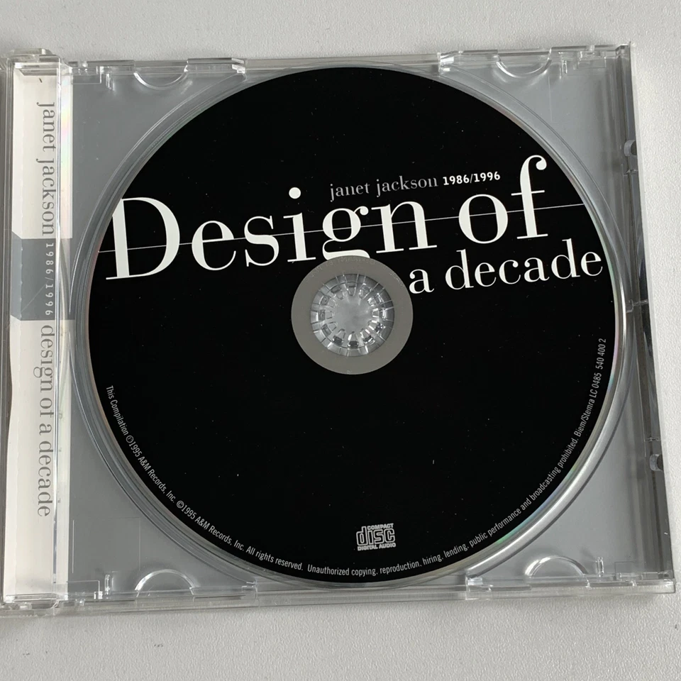 CD Janet Jackson - Design Of A Decade – 18 Greatest Hits - the Best Of - Bild 3 von 4