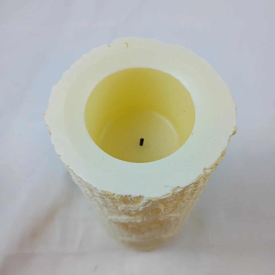 Vela Impresiones Tejida Alimentada por Batería LED Vela con Temporizador Programable Foto 2 de 4