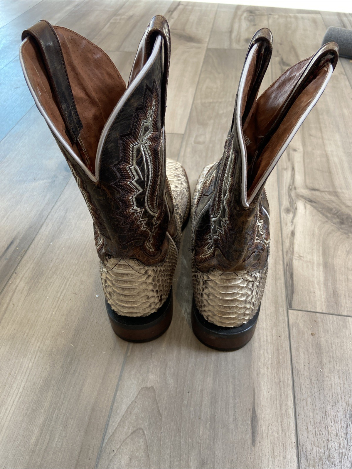 Dan Post Men's Brutus Python Snake Leather Brown … - image 2