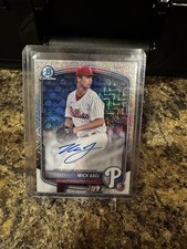2025 Bowman - Chrome Prospect Mega Box Autographs Mick Abel #BMA-MA (AU, RC)