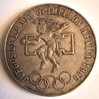 1968 Mexico 25 Pesos Olympic — photo from another recent sale