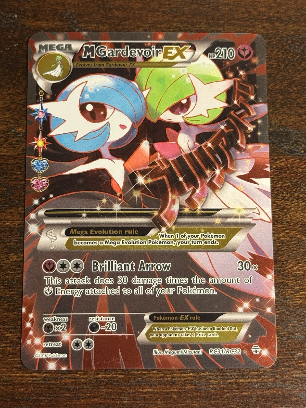 M Gardevoir EX Ultra Rare Full Art Holo RC31/RC32 Generations Radiant Collection