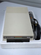 VINTAGE COMMODORE 1541 DISK DRIVE ORIGINAL BOX WITH CABLES UNTESTED