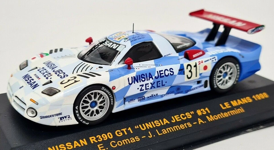 Ixo 1/43 - Nissan R390 GT1 #31 Unisia Jecs Le Mans 1998 Comas Diecast Model Car Foto 3 de 4