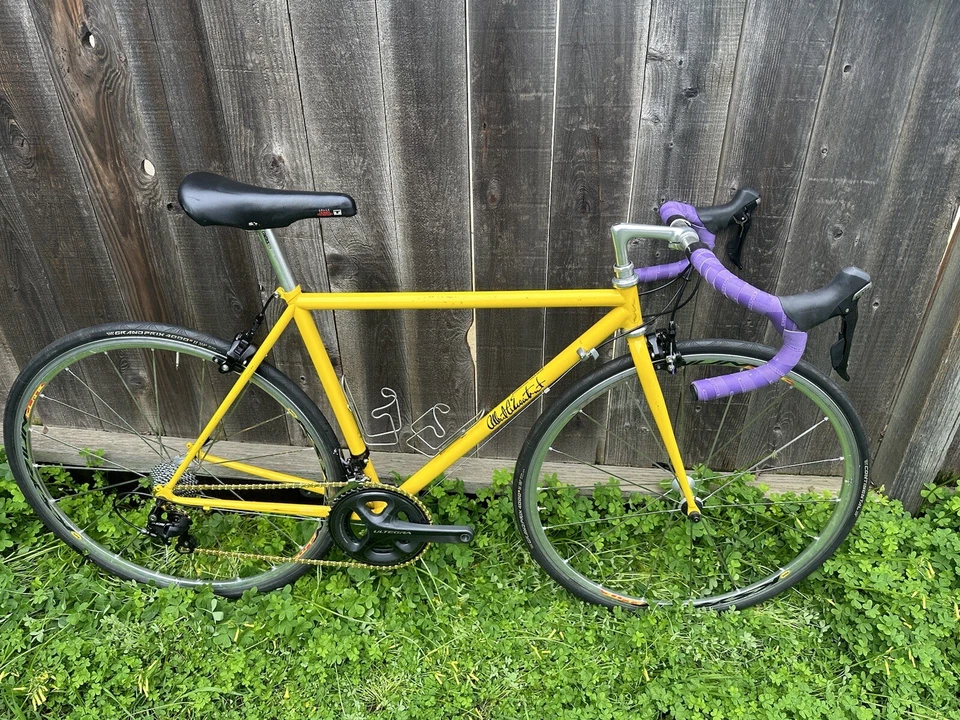 Bicicleta de carretera de acero hecha a mano Eisentraut, Shimano 5800, Mavic Ksyrium Foto 2 de 4